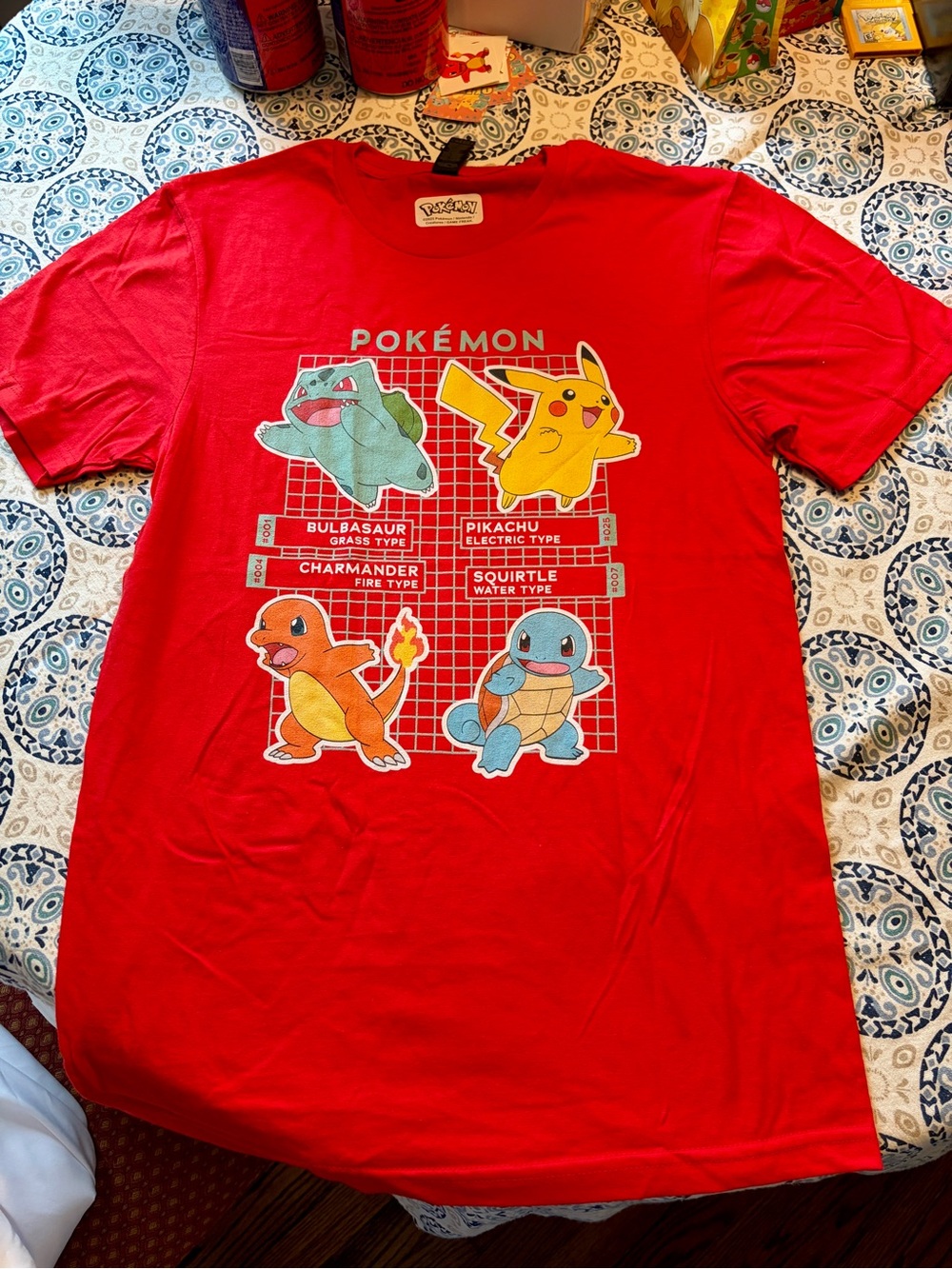 Gildan Red Pokémon Graphic Tee